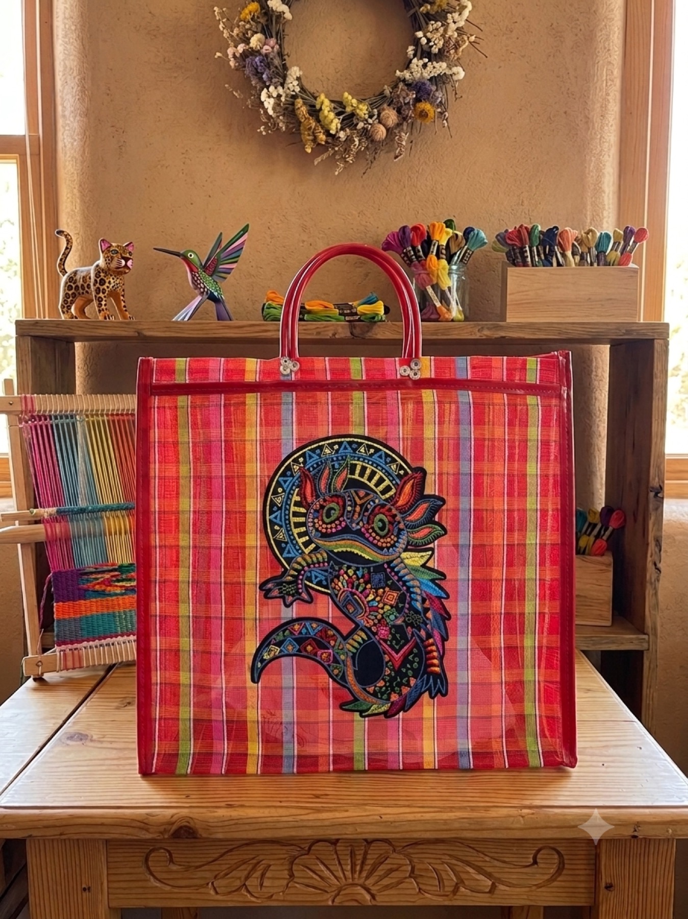 Bolsa Mercado · Parche Ajolote
