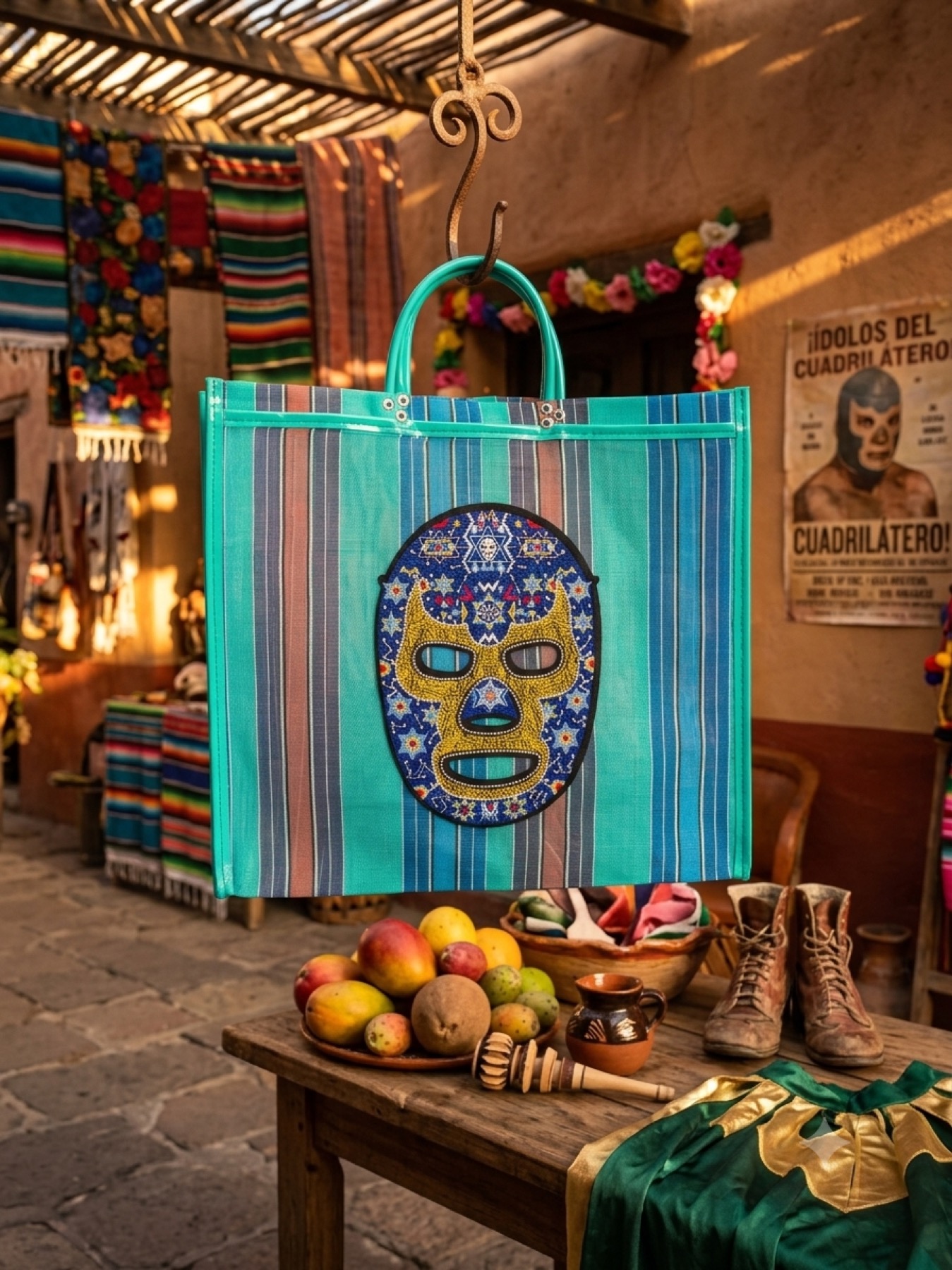 Bolsa Mercado · Parche Luchador
