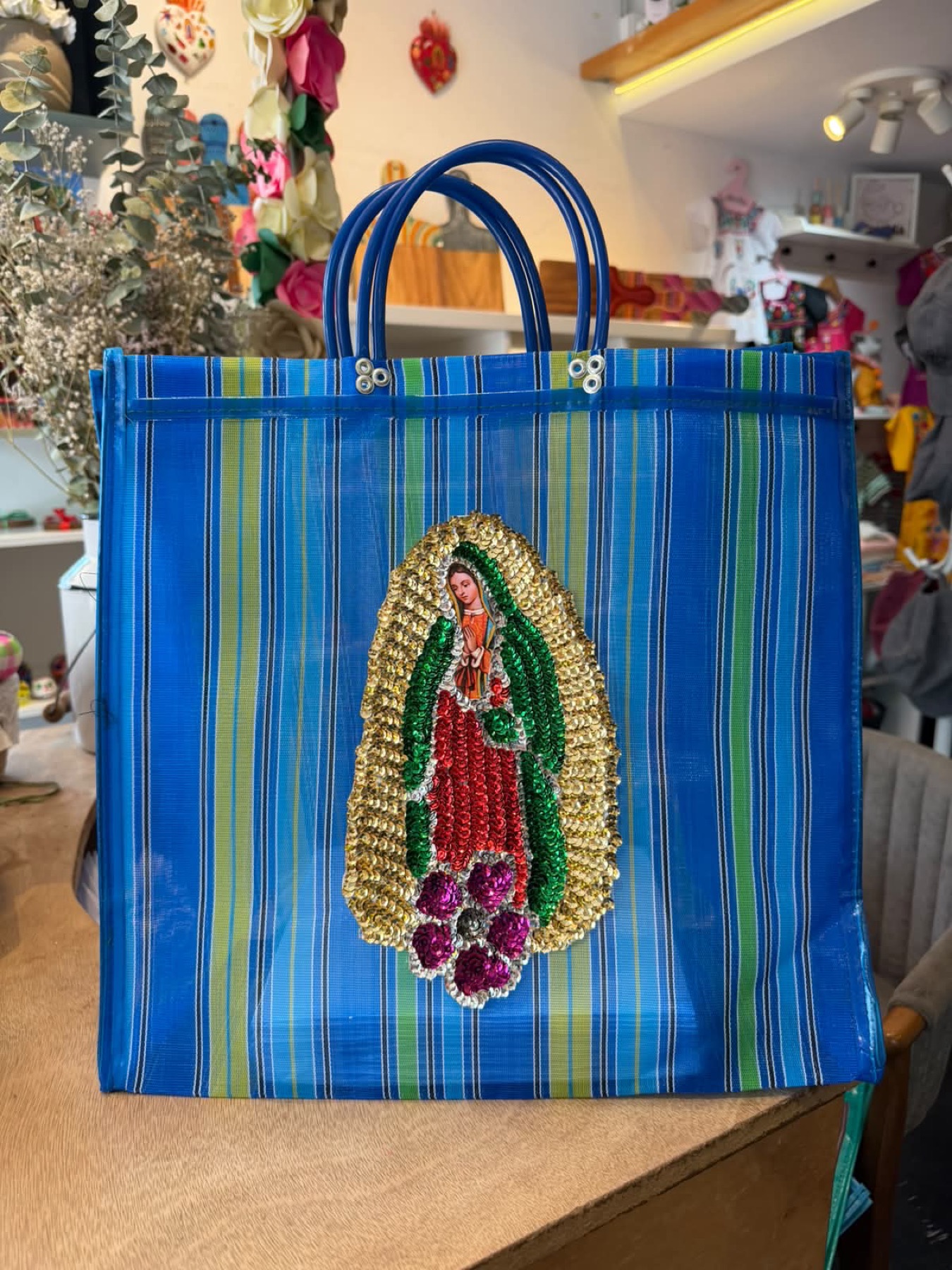Bolsa Mercado · Parche Virgen de Guadalupe