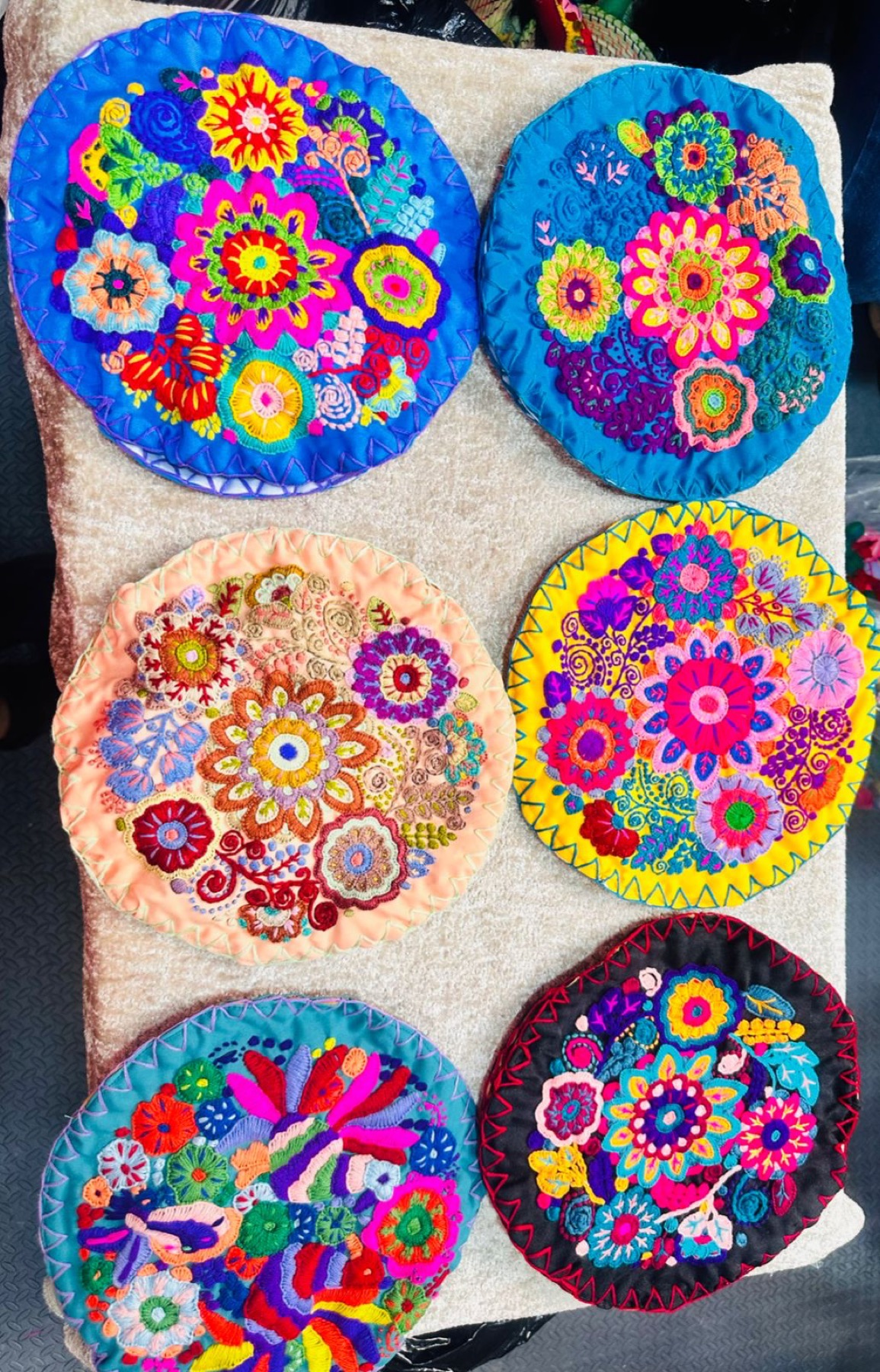 Tortillero bordado · Chiapas · bordado artesanal · diseño según foto