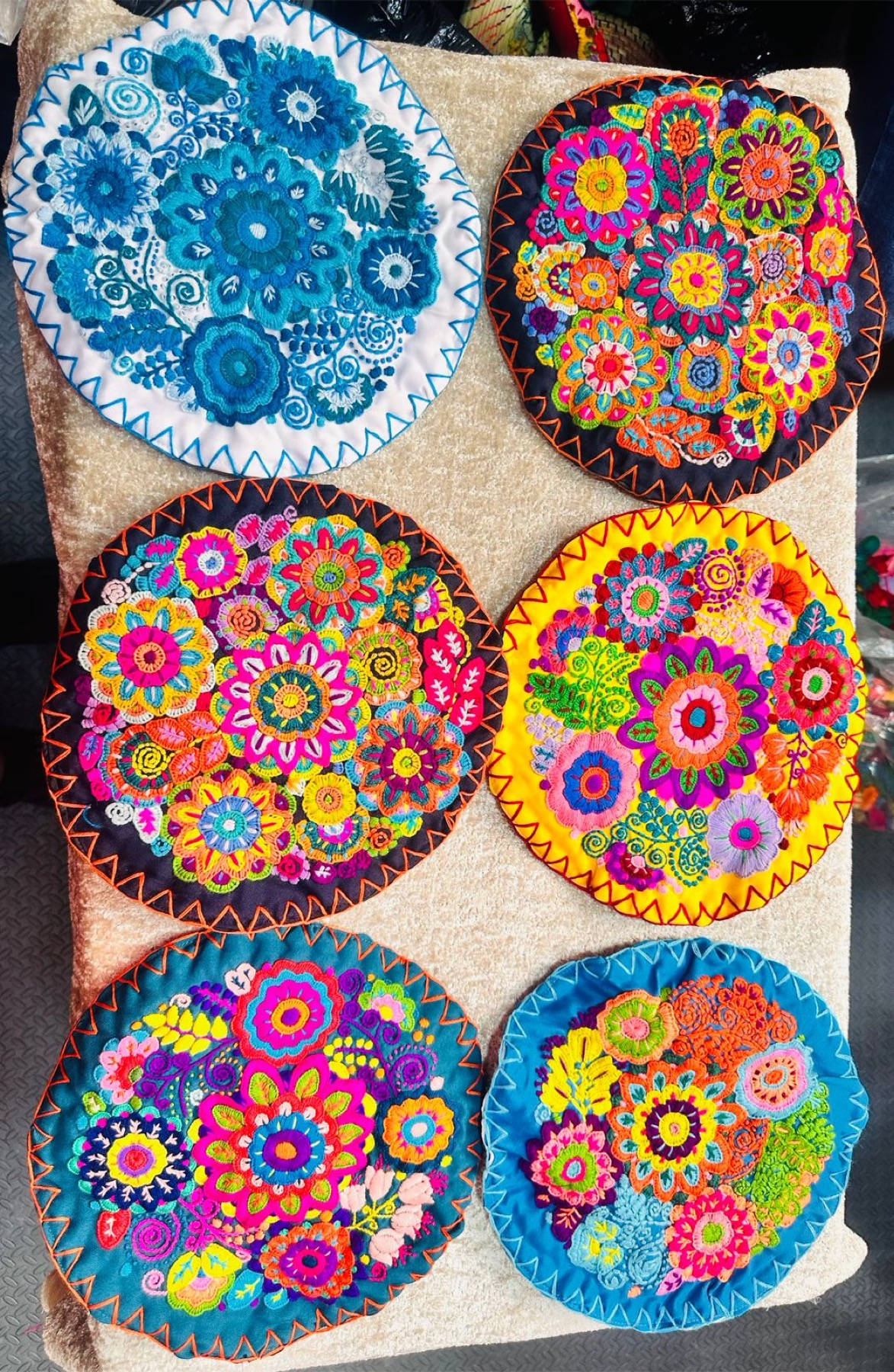 Tortillero bordado · Chiapas · bordado artesanal · diseño según foto